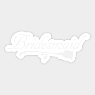 Bridesmaid Wedding Accessories Sticker